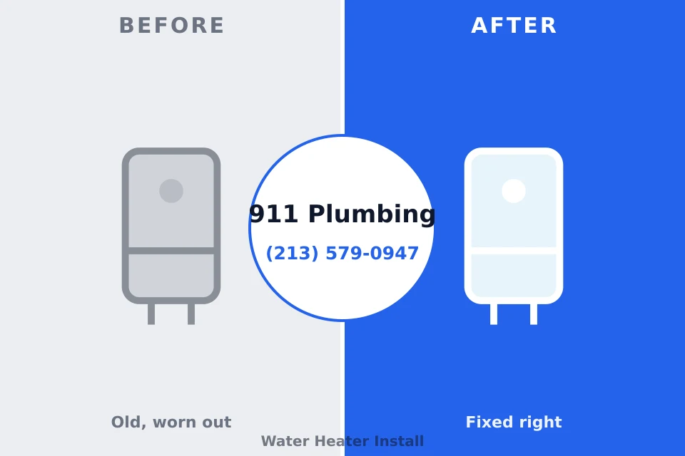 Before and after: plumbing company Cold Springs, NV